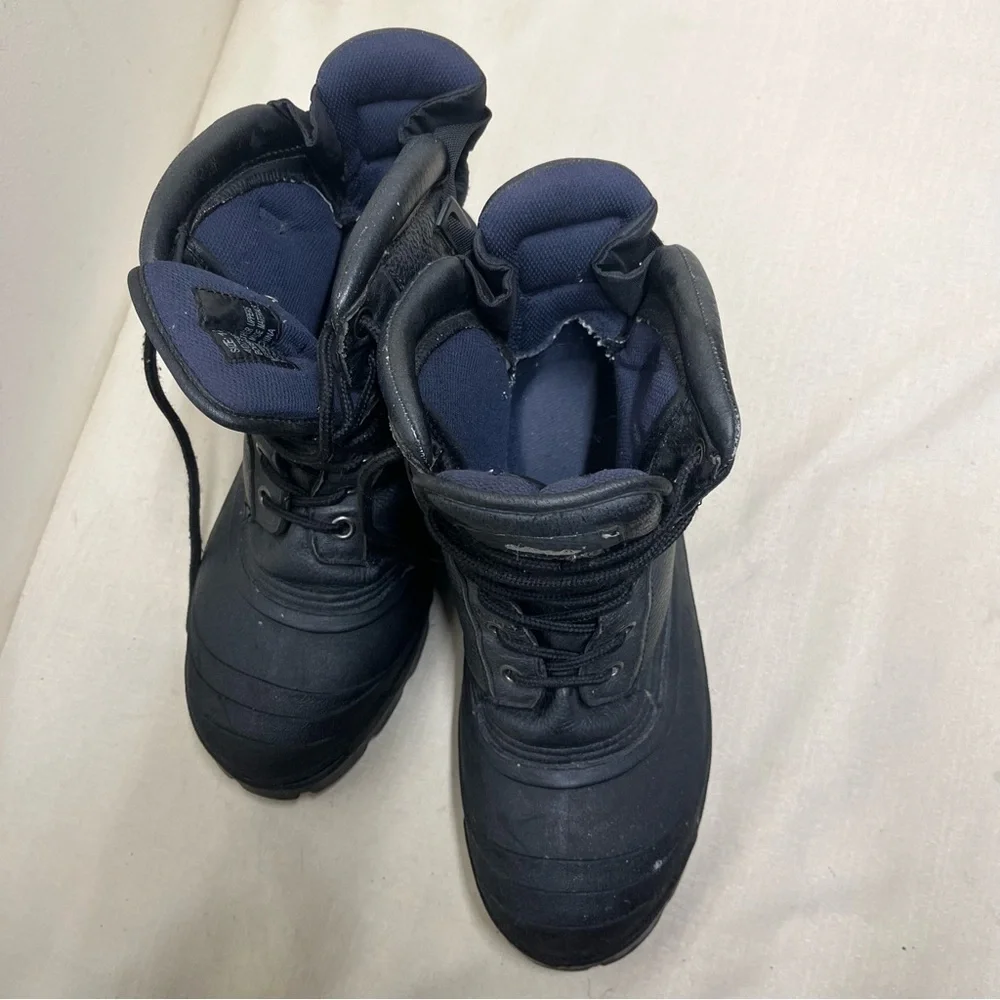 Steel Toe Leather Waterproof Thinsulate Men's Rain & Snow Work Boots Size 12